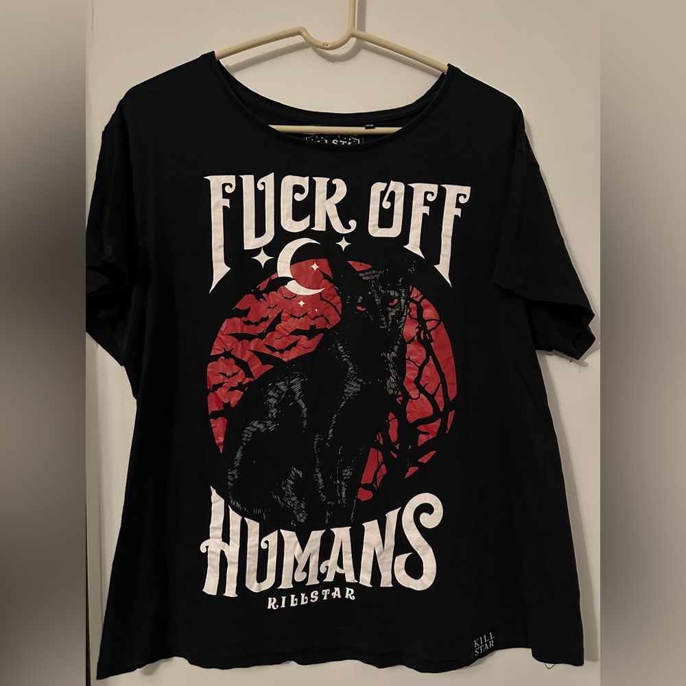 Killstar Fuck Off Humans T-shirt